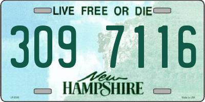 NH license plate 3097116