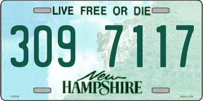 NH license plate 3097117