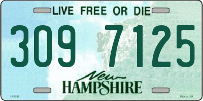 NH license plate 3097125