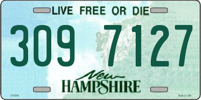 NH license plate 3097127