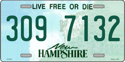 NH license plate 3097132