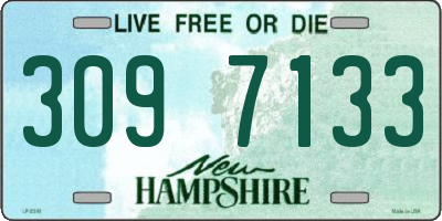 NH license plate 3097133
