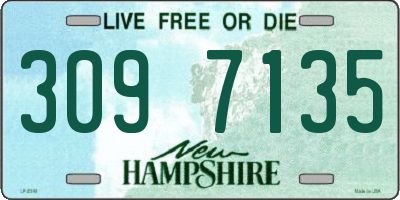 NH license plate 3097135