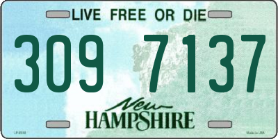 NH license plate 3097137