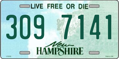 NH license plate 3097141