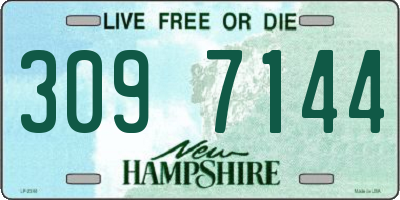 NH license plate 3097144