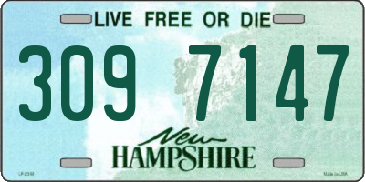 NH license plate 3097147