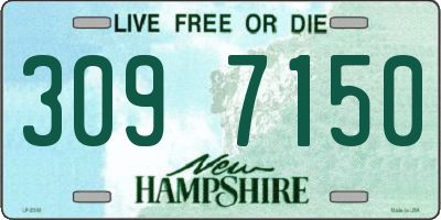 NH license plate 3097150