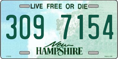 NH license plate 3097154