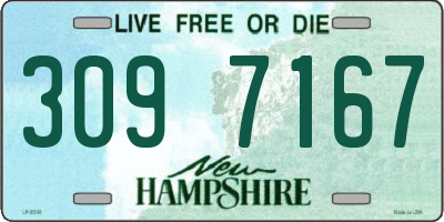 NH license plate 3097167