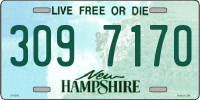 NH license plate 3097170