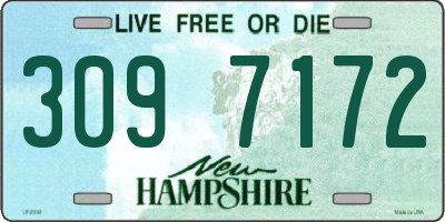 NH license plate 3097172