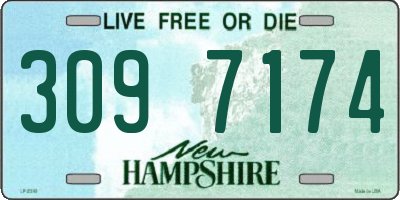 NH license plate 3097174