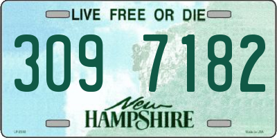 NH license plate 3097182