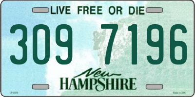 NH license plate 3097196