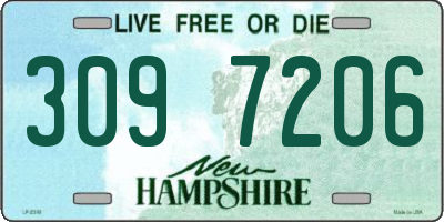 NH license plate 3097206