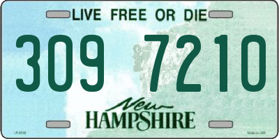 NH license plate 3097210
