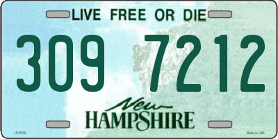NH license plate 3097212