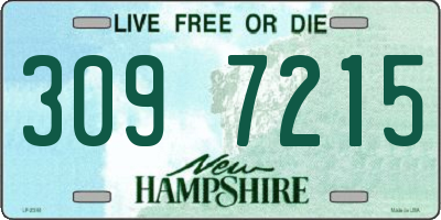 NH license plate 3097215