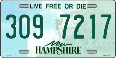 NH license plate 3097217