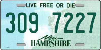 NH license plate 3097227