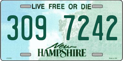 NH license plate 3097242