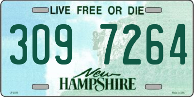 NH license plate 3097264