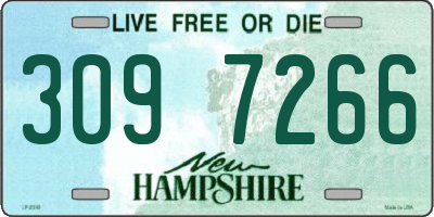 NH license plate 3097266