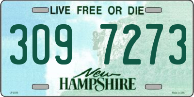 NH license plate 3097273