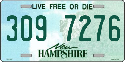 NH license plate 3097276
