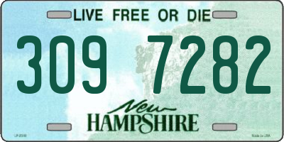 NH license plate 3097282