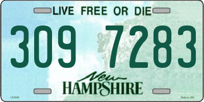 NH license plate 3097283
