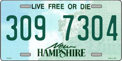 NH license plate 3097304