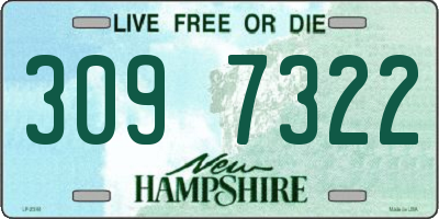 NH license plate 3097322