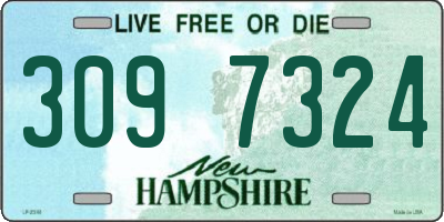 NH license plate 3097324