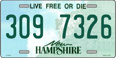 NH license plate 3097326