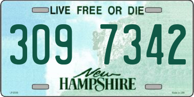NH license plate 3097342