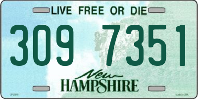 NH license plate 3097351