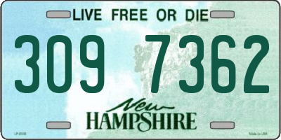 NH license plate 3097362