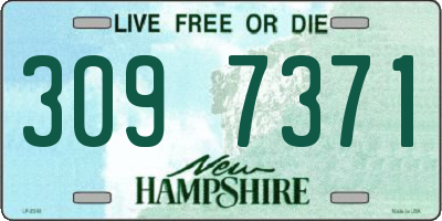 NH license plate 3097371