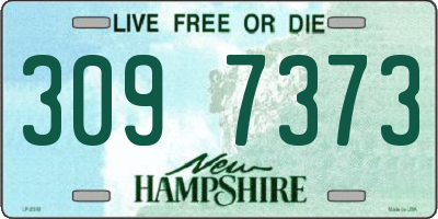 NH license plate 3097373