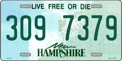 NH license plate 3097379