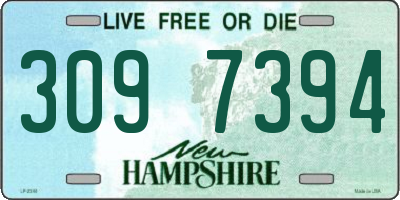 NH license plate 3097394
