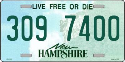 NH license plate 3097400