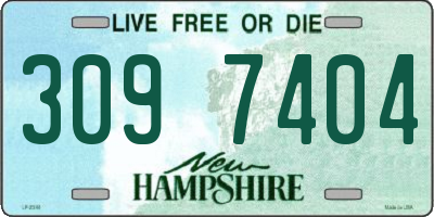 NH license plate 3097404