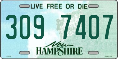 NH license plate 3097407
