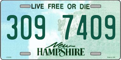 NH license plate 3097409