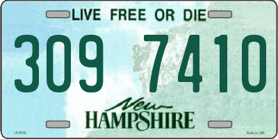 NH license plate 3097410