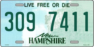 NH license plate 3097411