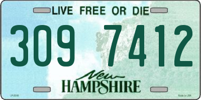 NH license plate 3097412
